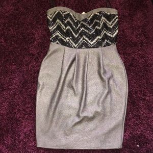 Silver Party Dress